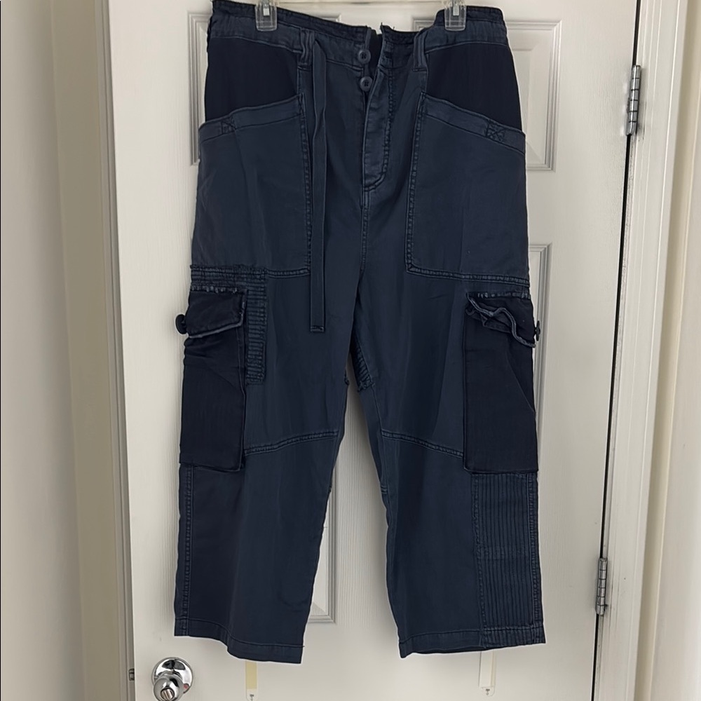 Free People brand new Dark Blue Cargo Pants